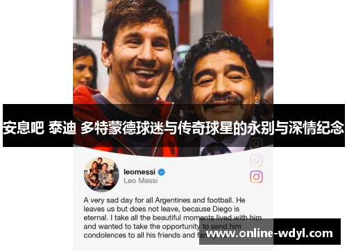 安息吧 泰迪 多特蒙德球迷与传奇球星的永别与深情纪念 安息吧 泰迪 多特蒙德球迷与传奇球星的永别与深情纪念