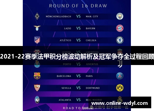 2021-22赛季法甲积分榜波动解析及冠军争夺全过程回顾