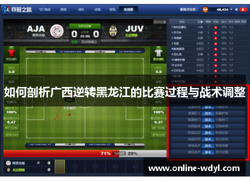 如何剖析广西逆转黑龙江的比赛过程与战术调整 如何剖析广西逆转黑龙江的比赛过程与战术调整